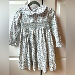 EUC 4T Blue and White Floral Dress